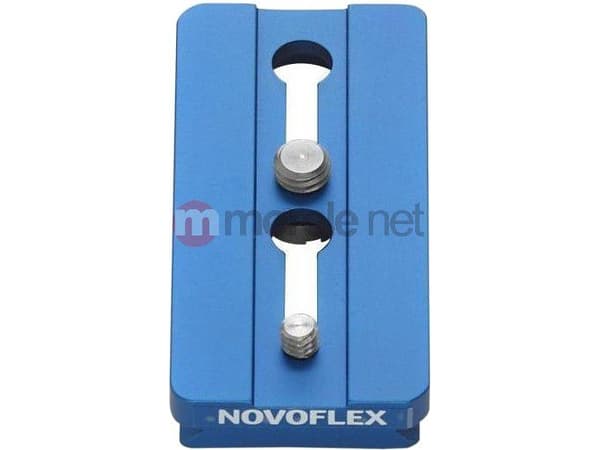 Novoflex Q=PLATE QPL 2, Blå, 1/4, 3/8", 1 stykker, 42 mm, 8,4 cm, 80 g