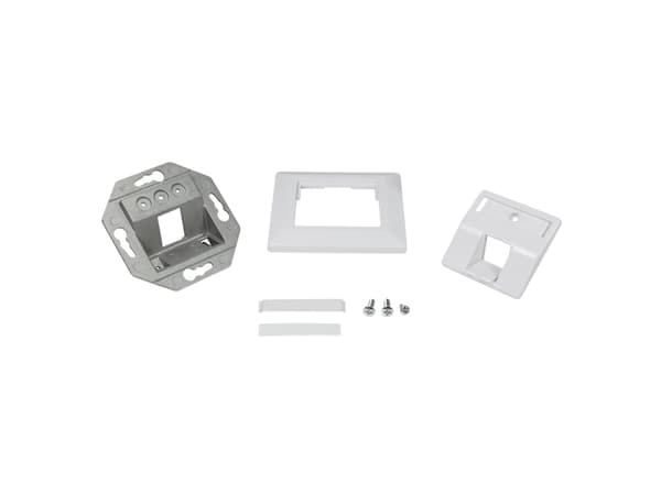 LogiLink NK4026, Hvit, Akrylonitril-butadien-styren (ABS), Skrueløs, Alle merker, Blank, Keystone-modul