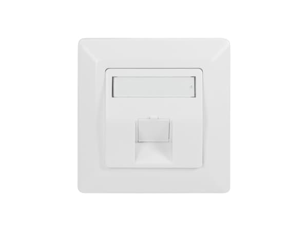 LogiLink NK4026, Hvit, Akrylonitril-butadien-styren (ABS), Skrueløs, Alle merker, Blank, Keystone-modul