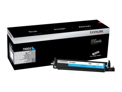 Lexmark 700D2 - Cyan - original - fremkallersett LCCP - for Lexmark C2132, CS310, CS317, CS417, CS517, CX317, CX410, CX417, CX510, CX517, XC2130