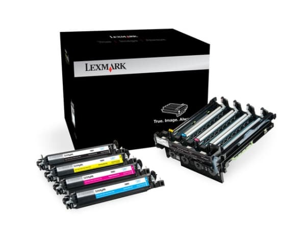 Lexmark Black & Colour Imaging Kit - Svart, Farge - sett for skriverbildedannelse LCCP - for Lexmark C2132, CS310, CS317, CS417, CS517, CX317, CX410,