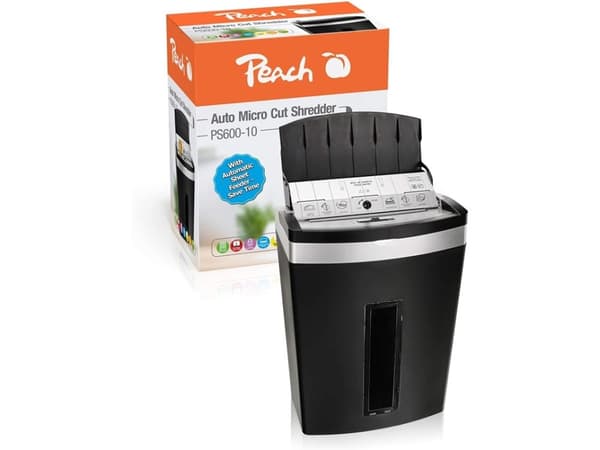 Peach PS600-10 - Makulator - mikrokutt - 3 x 10 mm - P-5, T-5