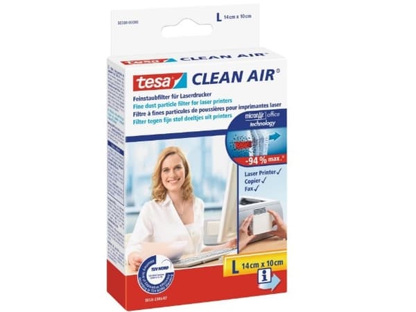 tesa Clean Air L Laserprinter filter finstøv Selvklæbende 1 stk