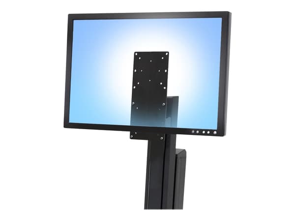 Ergotron - Monteringskomponent (forsenket avstandsstykke, brakett) - for LCD-skjerm - sett for høy bruker - solid stål - svart - kan monteres på arbe