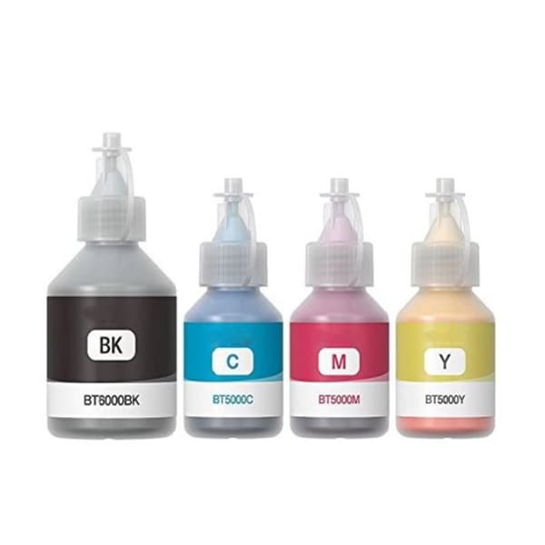 Kompatibel - Brother BT 5000/6000 combo pack 4 stk Refill blekk - BK/C/M/Y 250 ml
