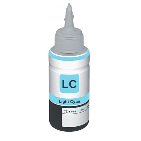 Kompatibel - Epson T6735 LC Blækrefill - C13T67354A - Lys Cyan 100 ml