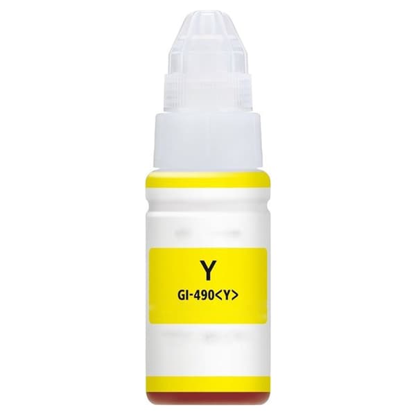 Kompatibel -Canon GI-490 Y Refill blekk - 0666C001 - Gul 70 ml
