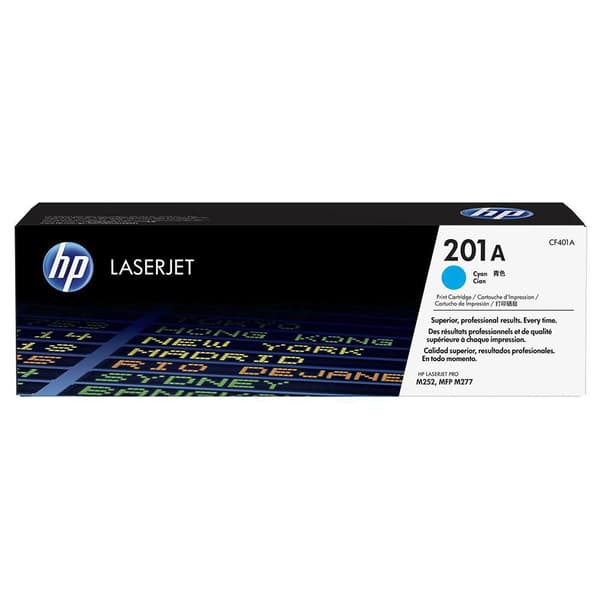 HP 201A cyan original LaserJet-tonerkassett