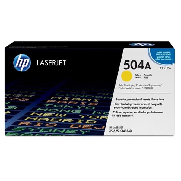 Toner HP CE252A 504A 7K gul