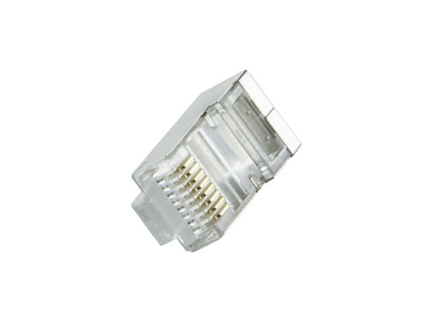 LOGILINK MP0021 LOGILINK - RJ45 FTP cat.6 plugs with cap - gray,100pcs.
