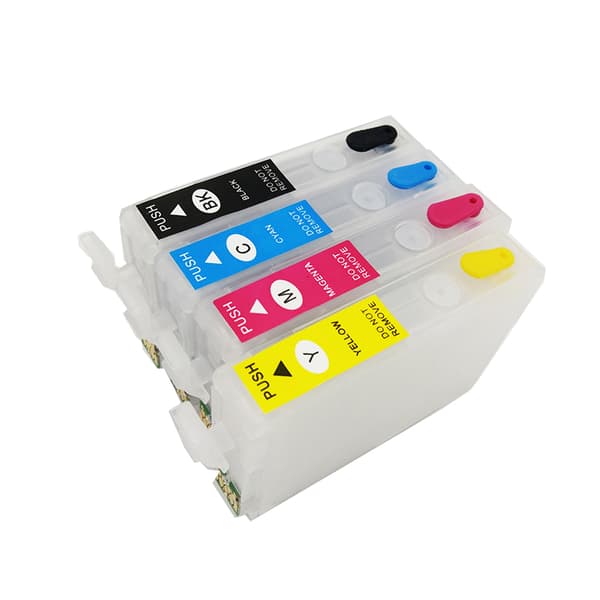 Kompatibel - Epson T603X 4 farge Refill blekkpatron set BK / C / M / Y