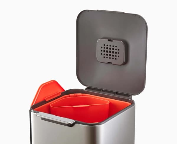Joseph Joseph søppelbøtte totem 40 L rustfritt stål