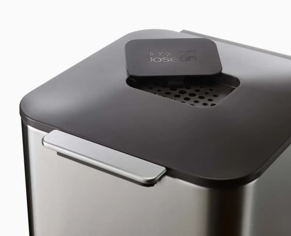 Joseph Joseph søppelbøtte totem 40 L rustfritt stål