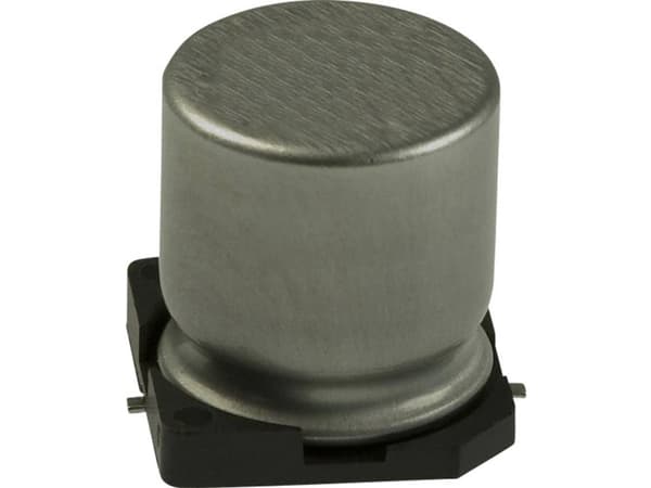 Panasonic EEVFK1H331Q, Kiinteä kondensaattori, Alumiini, Pinta, Lieriömäinen, Hopea, 330000 nF