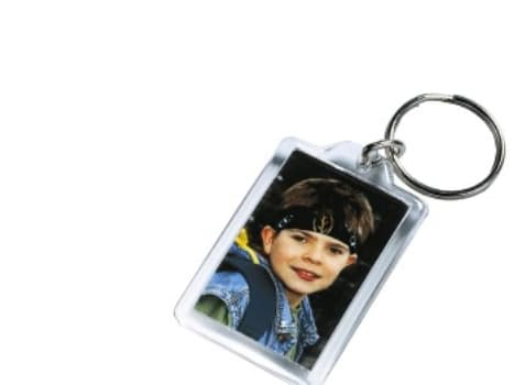 hama nøkkelring "Mini" for Minifotos, Theken-Display eller Acryl, for bilder i format 2,8 x 4,3 cm - 24 stykker (63181)