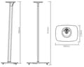 Pikkukuva 5 / 5: FLEXSON 2x jalusta SONOS ERA 100 musta (FLXE100FS2021EU)