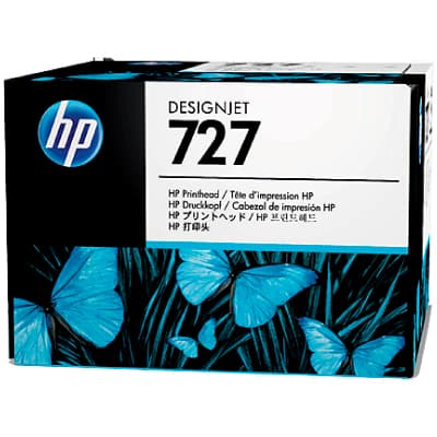 HP 727 original printhead B3P06A black and colour standard capacity 1-pack