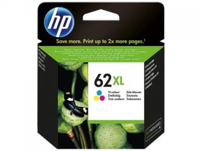HP 62XL ink cartridge, tricolor