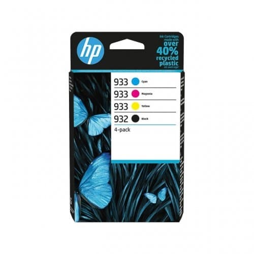HP 932 Black / 933 CMY Original Ink Cartridge 4-Pack