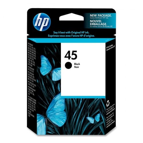 FP HP 51645AE Svart large, Hp No. 45