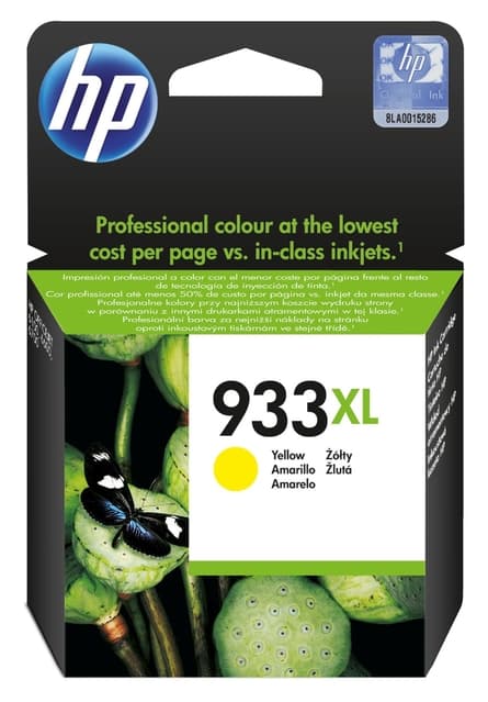 HP 933XL ink cartridge, yellow