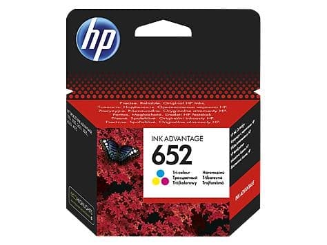HP (652) F6V24AE - ink. náplň barevná pro HP DeskJet Ink Advantage 1115, 2135, 3635, 3835, 4535, 4675 / cca. 200 stran