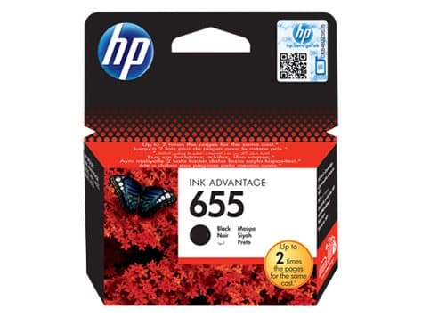 Cartus Cerneala Original HP Black, nr.655, pentru DJ3525|4615|4625|5525|6525, , (timbru verde 0.15 lei), "CZ109AE"