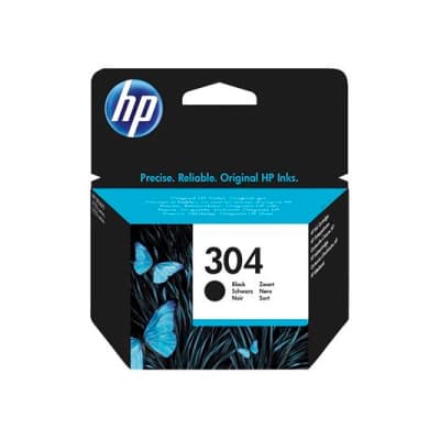 Cartus Cerneala Original HP Black, nr.304, pentru DeskJet 2620|2630|2632|3750|3760, , (timbru verde 0.15 lei), "N9K06AE"