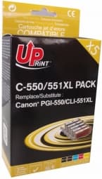 Tintes kārtridžs UPrint Canon PGI-550/CLI-551 Multipaka