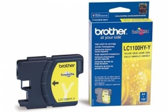 BROTHER LC-1100 ink cartridge yellow high capacity 16ml 750 pages 1-pack