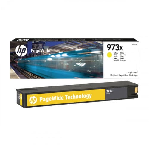 HP 973X original high yield yellow PageWide cartridge F6T83AE