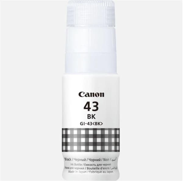 Cartus Cerneala Original Canon Black, GI-43BK, pentru Pixma G540|G640, 3.7K, (timbru verde 0.15 lei), "4698C001AA"