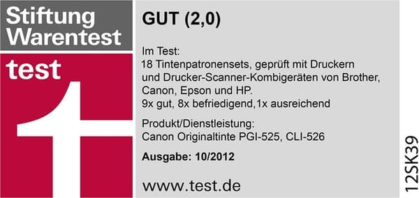 FP Canon CLI-526GY Grå Ink Cartridge