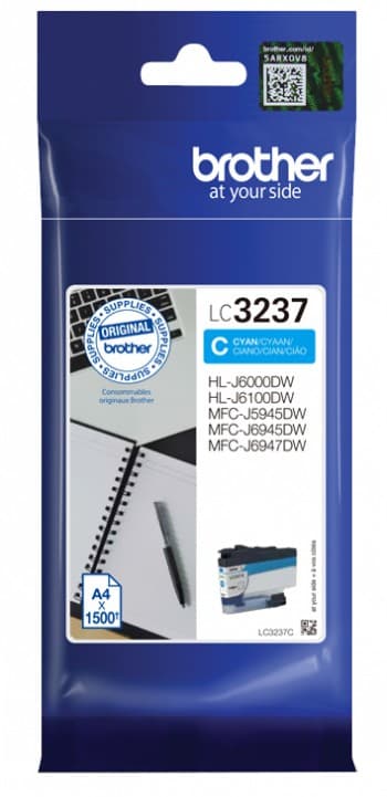 BROTHER LC-3237C Cyan Ink 1500 pages
