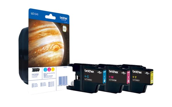 Combo-Pack Original Brother CMY, LC1240RBWBP, pentru DCP-J525W|J725|J925|MFC-J430|J625|J5910|J6510|J6910, , (timbru verde 0.45 lei), "LC1240RBWBP"