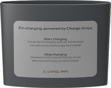 Charge Amps-klistremerke for bruk med Dawn Pole CA-131238-fester