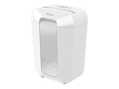 Fellowes Powershred LX70 dokumentmakulator med partikkelkutt P-4, 4 x 40 mm, opptil 11 ark, hvit (100017468)