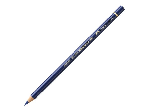 Faber-Castell Polychromos - Färgpenna - indantrene-blå - 3.8 mm