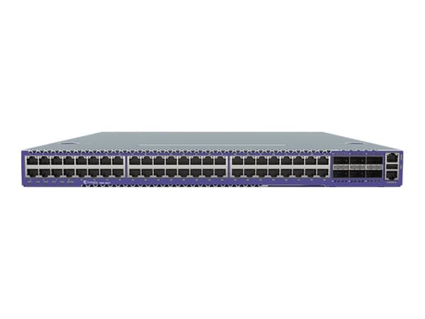 Extreme Networks ExtremeSwitching 7520-48XT-6C - Kytkin - L3 - Hallittu - 48 x 1/10GBase-T + 6 x 40/100 Gigabit QSFP28 - ilmavirta edestä taakse - te