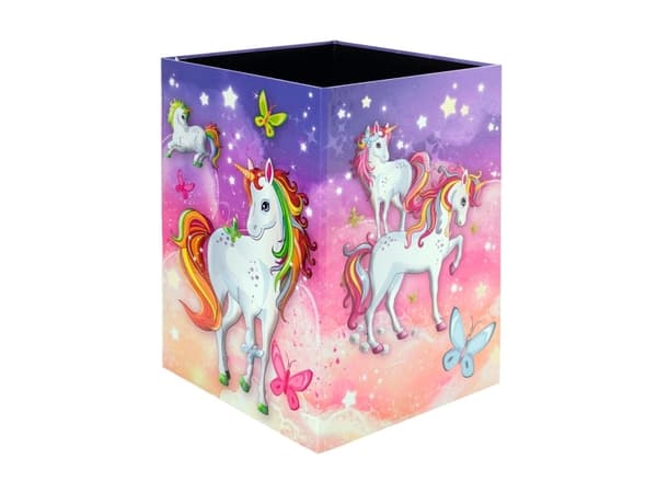 HERMA Papierkorb Einhorn
