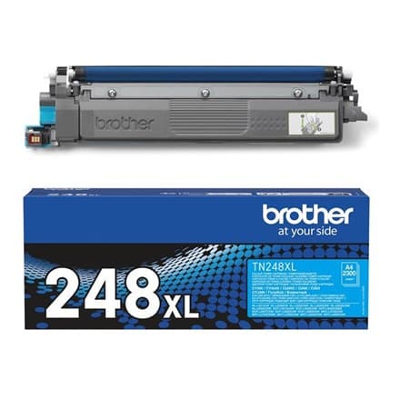 Bror | TN248XLC | Cyan | Tonerpatron | 2300 sider