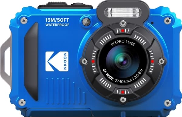 Kodak PIXPRO WPZ2, 16,76 MP, 4608 x 3456 pikseliä, BSI CMOS, 4x, Full HD, Sininen Sininen