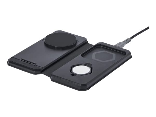 Urban Armor Gear SRGE 3-in-1, Innendørs, AC, Trådløs lading, 1,2 m, Sort, Grå