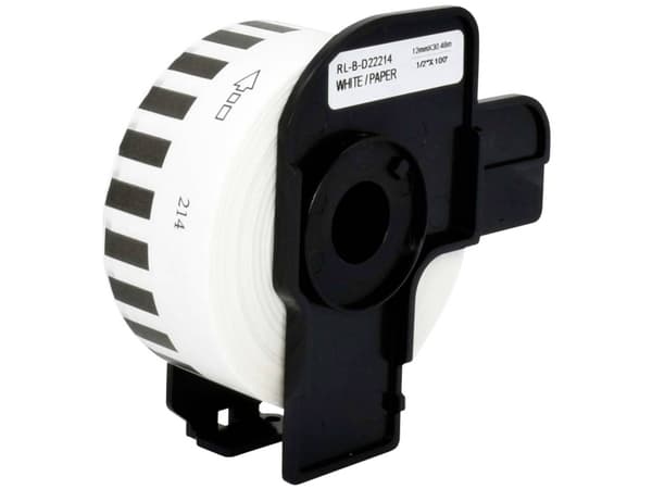 Renkforce RF-6027528, 30,48 m, 1,2 cm, 1 styck, Vit, papper, QL-500 QL-550 QL-500A QL-500BS QL-500BW QL-560VP QL-560 QL-570 QL-580N QL-650TD