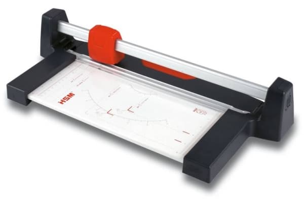 HSM T 3310, 10 ark, 33 cm, 1 mm, A4, Grå, Rød, Hvit, 1,5 kg