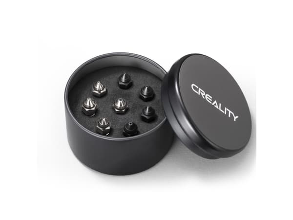Creality 3D 4008030052, Tip replacement kit, Sort, Sølv, 8 stykker