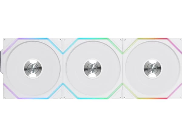 Fan Lian Li UNI FAN TL Wireless Lüfter, ARGB, PWM, 3 Pack - Reverse Blade, 120mm, white Hvit