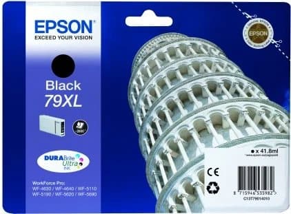 Epson 79XL Svart Bläckpatron – DURABrite Ultra, XL-kapacitet