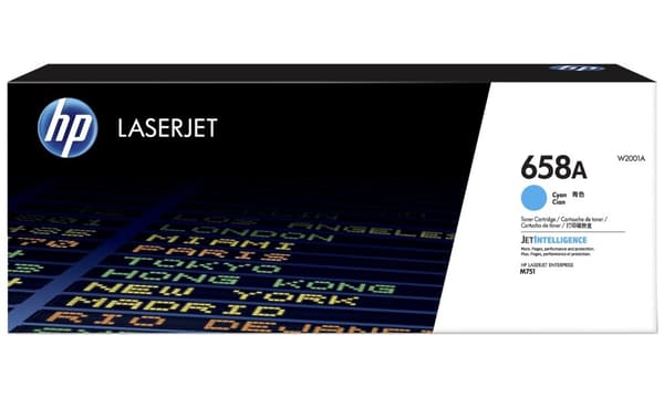 Toner Original HP Cyan, nr.658A, pentru Color  LaserJet M751, 6K, (timbru verde 1.2 lei) , "W2001A"