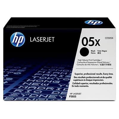 Dual-Pack Original HP Black, nr.05X, pentru LaserJet P2055|P2055D|P2055DN, 2x6.5K, (timbru verde 1.2 lei) , "CE505XD"